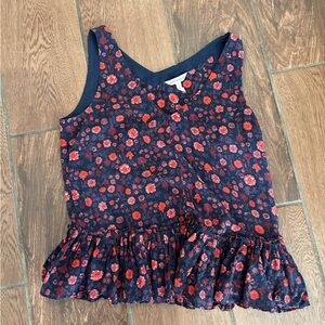 Rebecca Taylor size 0 Floral silk top